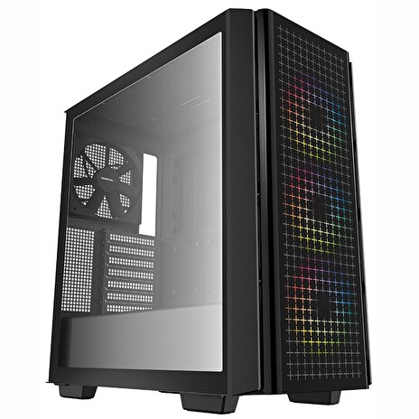 DEEPCOOL skříň CG540 / ATX / 3x120mm fan / 140mm ARGB fan / 2x USB 3.0 / tvrzené sklo