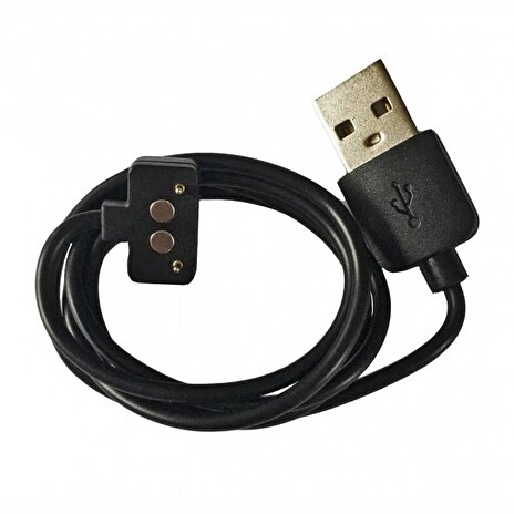 HELMER nabíjecí kabel k hodinkám Helmer TWS 900/ vstup 5V/ 60cm/ černý