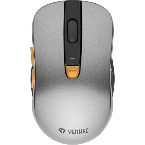 Myš Yenkee YMS 2025SR Havana, optická, bezdrátová, 1600DPI, stříbrná