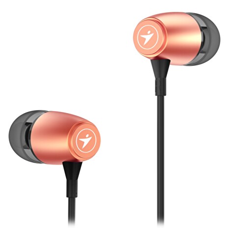 GENIUS headset HS-M318 METALLIC GOLD/ zlatá/ 4pin 3,5 mm jack