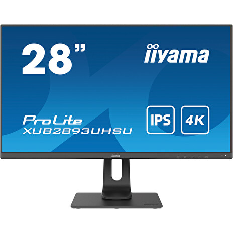 iiyama ProLite/XUB2893UHSU/28"/IPS/4K UHD/60Hz/3ms/Black/3R