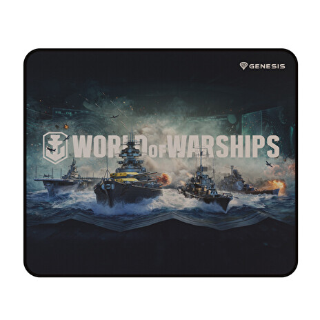 Herní podložka pod myš Genesis CARBON 500 WORLD of WARSHIPS ARMADA, M 30x25cm
