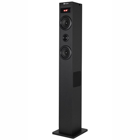 NGS SKYCHARM 2.1/ BT repro/ 80W/ USB/ LED displej/ FM rádio/ Černý