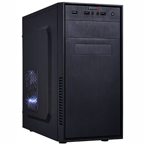 EUROCASE MicroT MC X201 EVO bez zdroje, 2xUSB 2.0, 1xUSB 3.0, black