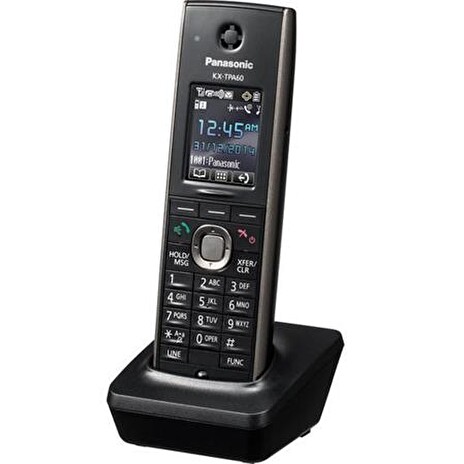 Panasonic KX-TPA60CEB [Standardní kancelářské přenosné DECT sluchátko pro TGP600 - 1,8" barevný displej s podsvícením]