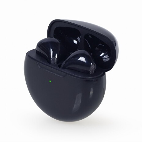 GEMBIRD Sluchátka FitEar-X200B, Bluetooth, TWS, černá
