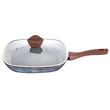 Pánev Berlingerhaus grilovací s poklicí a mramorovým povrchem 28 cm Forest Line