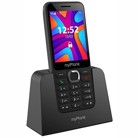 myPhone S1 LTE s nabíjecím stojánkem 2,8" /Dual SIM/černá
