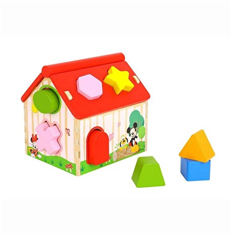 Hračka Disney baby Domek vkládačka, 16 x 13,4 x 14,5 cm