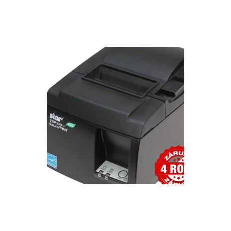 STAR Micronics tiskárna TSP143IIU+ Černá, USB, řezačka, 4roky záruka