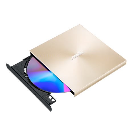 ASUS DVD ZenDrive SDRW-08U8M-U GOLD, External Slim DVD-RW, zlatá