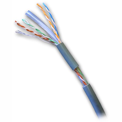 DATACOM UTP lanko CAT6 PVC 50m šedý