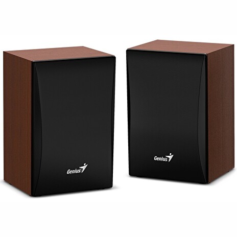 GENIUS repro SP-HF380BT/ 2.0/ Bluetooth/ 3W/ dřevěné/ barva dřevo