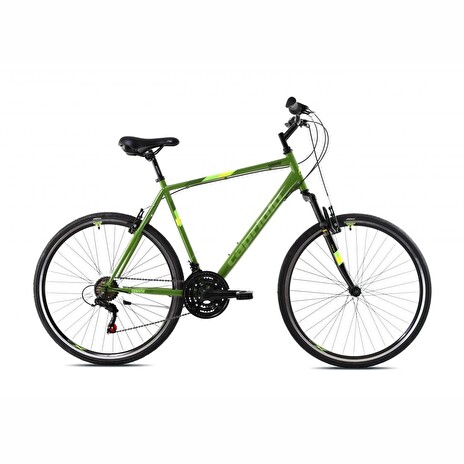 Trekové jízdní kolo Capriolo SUNRISE MAN 28"/22" žluto/zelené