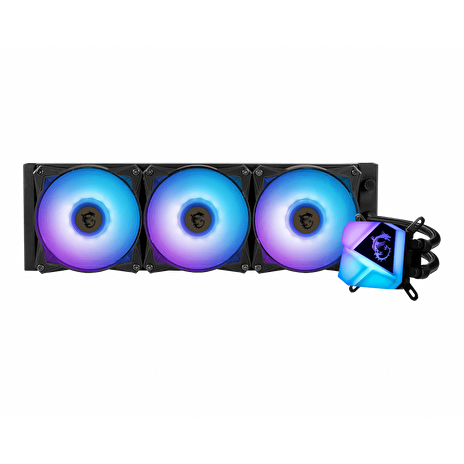 MSI vodní chladič CPU MAG CoreLiquid C360/ 3x ARGB 120 mm fan / podpora LGA1700