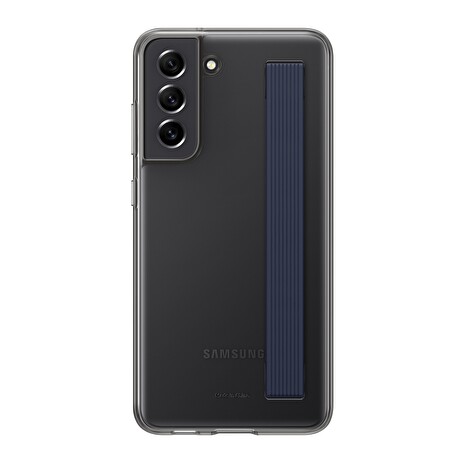 Samsung Poloprůhledný zadní kryt s poutkem S21 FE Dark Gray