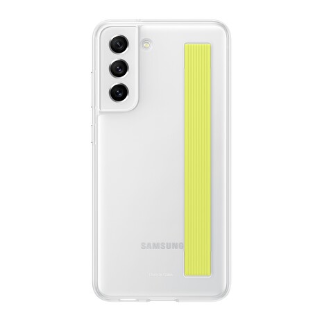 Samsung Poloprůhledný zadní kryt s poutkem S21 FE White