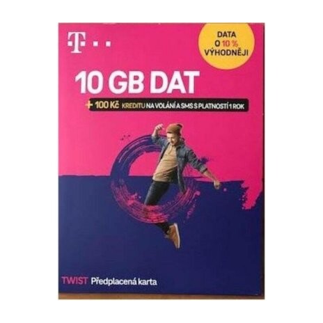 T-Mobile SIM Twist s Námi 10GB