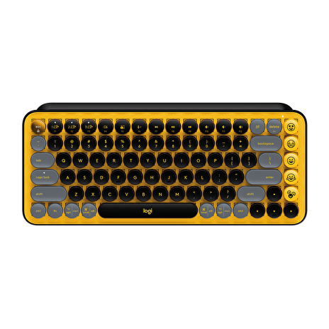 Logitech POP Keys Wireless Mechanical Keyboard With Emoji Keys - BLAST_YELLOW - US INT'L - INTNL
