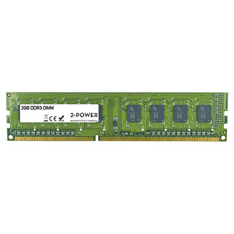 2-Power 2GB DDR3 1333MHz DR DIMM ( DOŽIVOTNÍ ZÁRUKA )