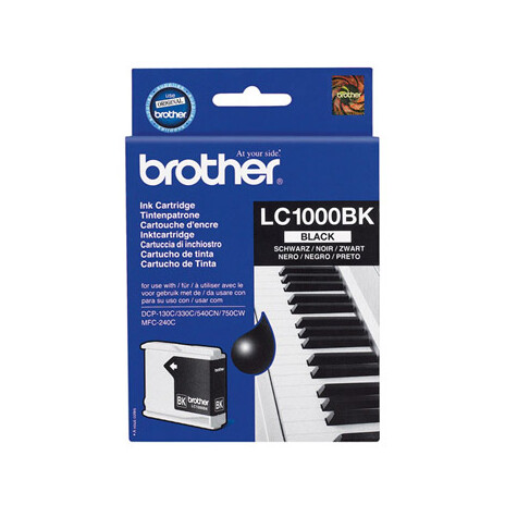 Brother LC-1000Bk (ink. černý, 500 str. @ 5%) pro DCP-330C,DCP-540CN