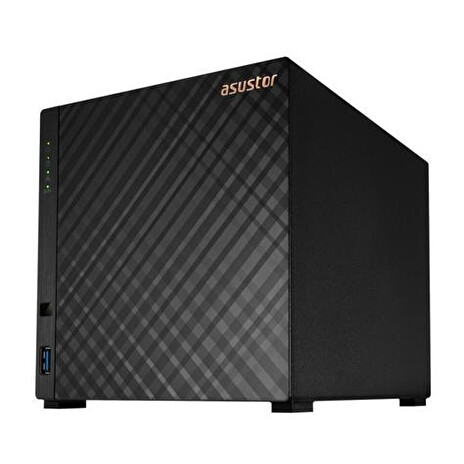 ASUSTOR DRIVESTOR 4 (AS1104T) datové úložiště NAS (pro 4x HDD, quad core CPU 1.4GHz, 1GB DDR4, NAS)
