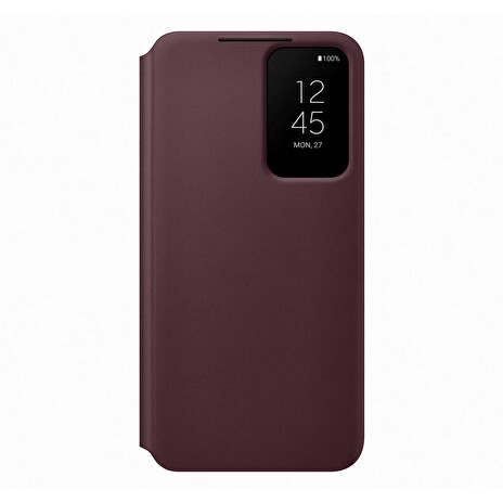 Samsung Flipové pouzdro Clear View pro Samsung Galaxy S22+ Burgundy