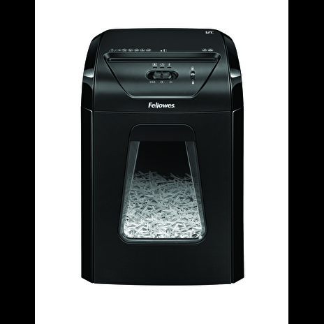 FELLOWES skartovač 12 C/ křížový řez 4x40mm/ objem koše 19 l/ stupeň utajení P-4 (důvěrné)/ černý