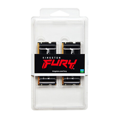 Kingston FURY Impact/SO-DIMM DDR5/32GB/4800MHz/CL38/2x16GB/Black