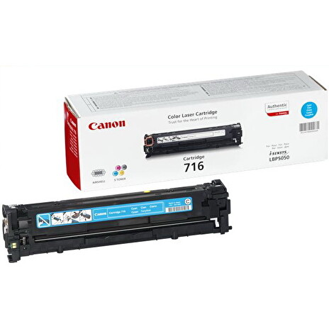 Canon originální toner CRG-716C/ LBP-5050/ MF-80x0/ 1500 stran/ azurový