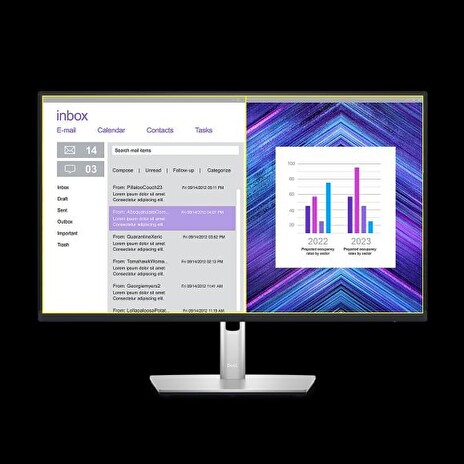 Dell Professional P2723D 27"/WQHD(2560x1440)/1000:1/8ms/350 cd/m2/HDMI/DP/USB 3.2/tenký rámeček/černý