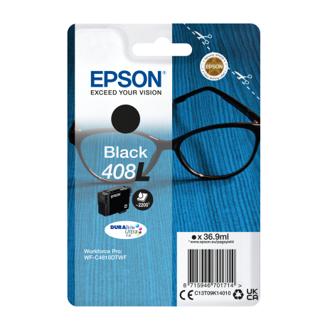 EPSON Singlepack Black 408L DURABrite Ultra Ink