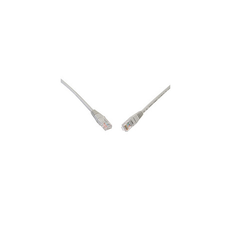 Solarix Patch kabel CAT5E SFTP PVC 0,5m šedý snag-proof C5E-315GY-0,5MB