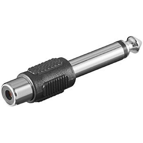 PremiumCord Adaptér 6,3mm Mono plug - 1xCINCH Male/Female