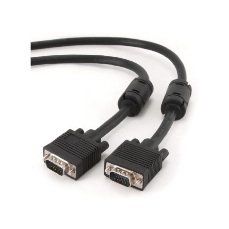 GEMBIRD Kabel přípojný k mon 15M/15M VGA 20m stíněný extra, ferrity BLACK