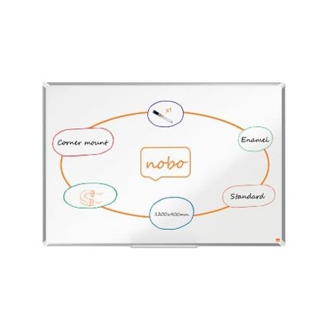 Nobo smaltovaná magnetická tabule Premium Plus 1200 x 900 mm