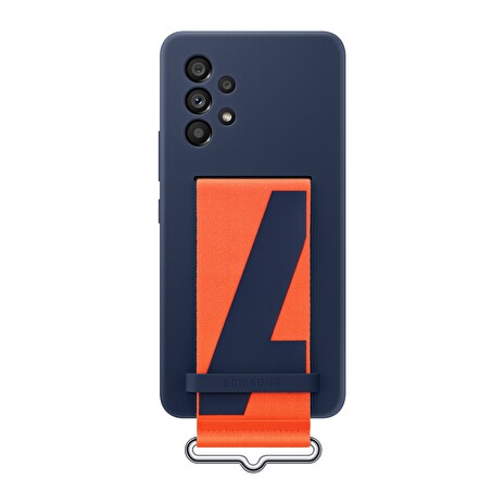 Samsung Silikonový kryt s poutkem A53 5G Navy