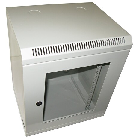 XtendLan Skříň 10", 12U, 280x350, šedý, prosklený
