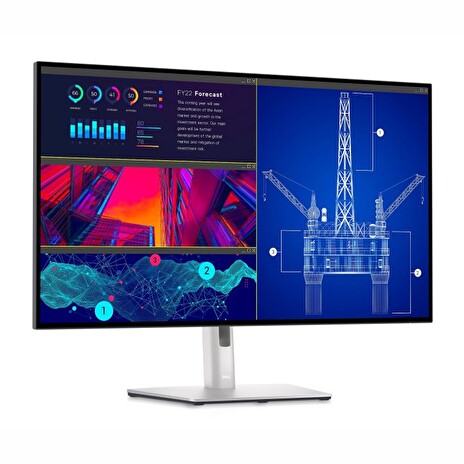 Dell UltraSharp U3223QZ LCD 32"/8ms/2000:1/HDMI/DP/USB 3.2/USB-C/3840x2160/DOCK/RJ45/CAM/Repro/IPS panel/cerny