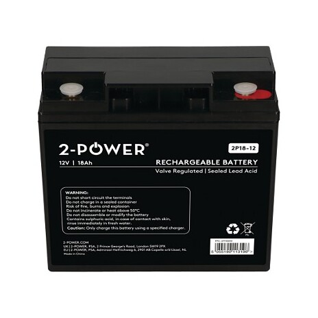2-Power 2P18-12 12V 18Ah VRLA Baterie