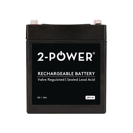 2-Power 2P5-12 12V 5Ah VRLA Bezpečnostní baterie F2 ( Faston 250 )