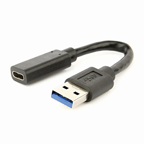 Gembird USB 3.1. AM Female adaptér, kabel, 10 cm, černý