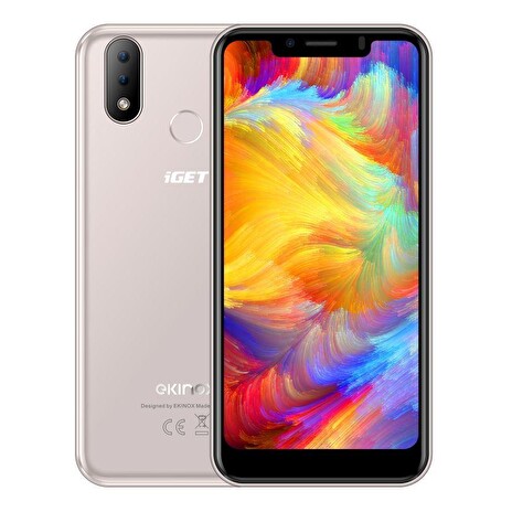 iGET Ekinox E6 Gold mobilní telefon
