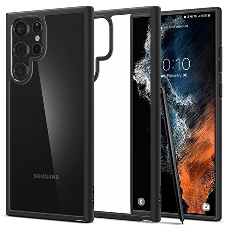 Ochranný kryt Spigen Ultra Hybrid pro Samsung Galaxy S22 ultra matně černý