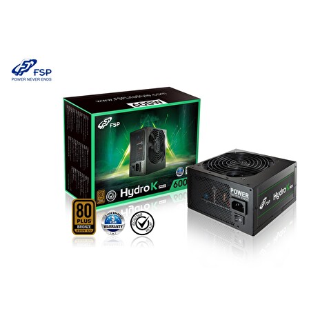 FSP HYDRO K PRO 600/600W/ATX/80PLUS Bronze 230V/Retail