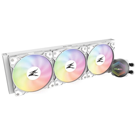 Zalman vodní chladič CPU ALPHA36 White / 3 x 120 mm / PWM / ARGB / bílý