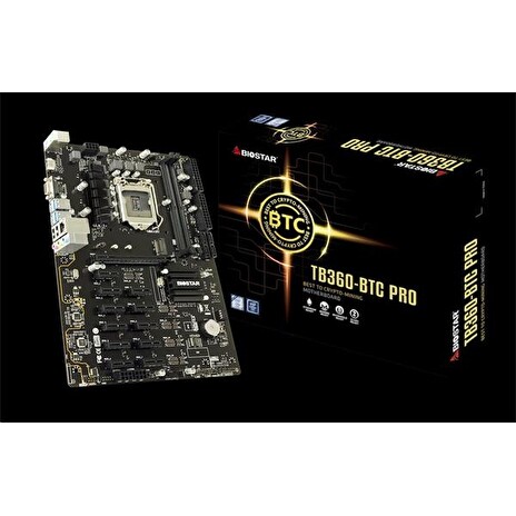 Biostar TB360BTC PRO 2.0, Intel B360, soc 1151, ATX, (mining)