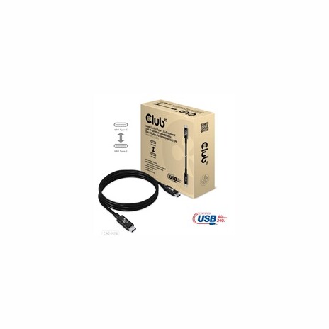 Club3D kabel USB-C, Data 40Gbps, PD 240W(48V/5A) EPR M/M 1m