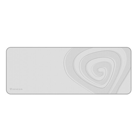 Genesis herní podložka pod myš CARBON 400 XXL LOGO 800X300mm, bílá