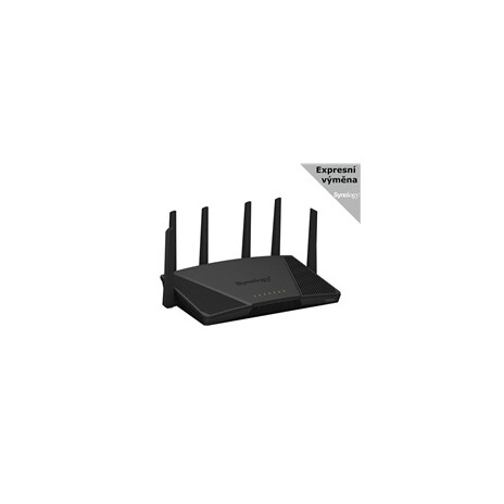 Synology RT6600ax 2,4GHz / 5GHz 802.11a/b/g/n/ac/ax(4C/1,8GHz/1GBRAM/1xUSB3.2GEN1/1x2,5GbEWAN/LAN,1x1GbEWAN,3x1GbELAN)